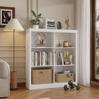 GarveeHome 6 Cube Storage Organizer, 53 Inch Tall Bookcase - Image 8