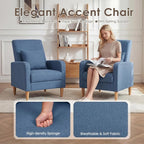 COLAMY Mid-Century Modern Upholstered Accent Chair - Image 6