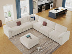 EASE MOOSE Sectional Modular Sofa, Luxury FSC Certified Chenille Comfty Deep - Image 5