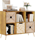6 Cube Storage Organizer, Wood Bookcase by Flrrtenv