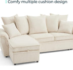 LINSY HOME Sectional Loveseat Sofa - Image 6