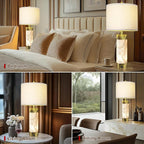 Natural Alabaster Table Lamps Set of 2, Table Lamp - Image 6