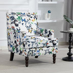 Butterfly Accent Chair, Floral Print Armchair - Image 8