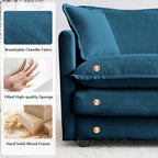 mikibama Modular Sectional Sofa, 146.5 Inch L Shaped Couch Set - Image 4