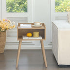 MaxSmeo Nightstand, Mid Century Modern Side Table Bedroom - Image 5