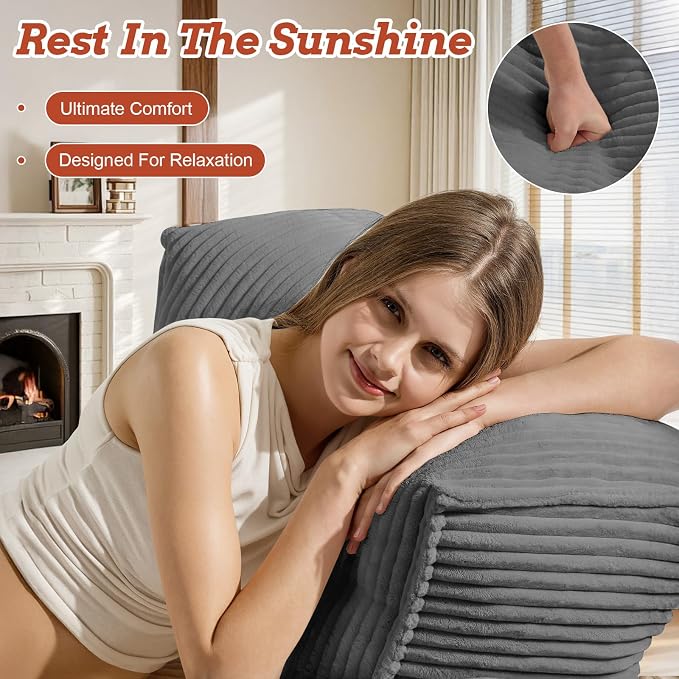 5-in-1 Convertible Folding Sofa Bed, Frameless Convertible Couch - Image 5