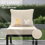 22x22 Inch Patio Chair Cushion - Image 3