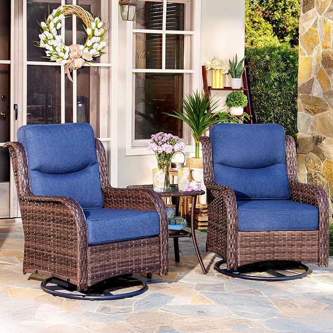 HILLGA 3-Piece Luxury Patio Furniture Set by HILLGA