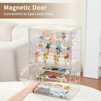 4 Pack Display Case for Collectibles 4 Layer Updated Adjustable Acrylic Display - Image 7