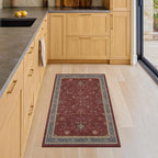 Burgundy 2x4 Washable Entry Rug - Image 3