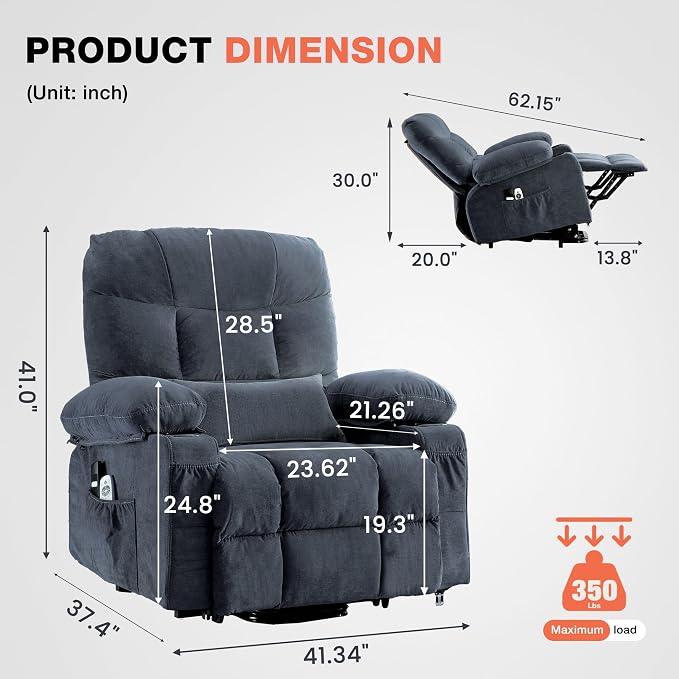 MAHOMICO Power Lift Recliner Chair - Image 2