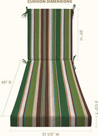 Honeycomb Outdoor Chaise Lounge Cushion - Image 2