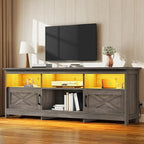YITAHOME TV Stand for 80/75/70 Inch TVs, Farmhouse Entertainment Center by YITAHOME