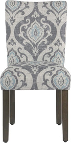 HomePop Parsons Classic Upholstered Accent Dining Chair, Suri Blue - Image 9