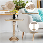 Lightnpro Carved Round End Table - Image 6