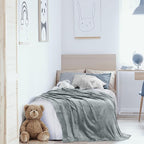 Utopia Bedding Soft Fleece Bed Blanket Queen Size Ash Grey | Microfiber Plush - Image 9