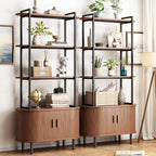ONBRILL 71" Tall Bookshelf, 4-Tier Book Shelf - Image 3