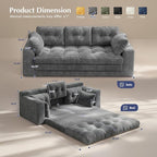 Homkdom 3 Seater Boneless Couch - Image 3