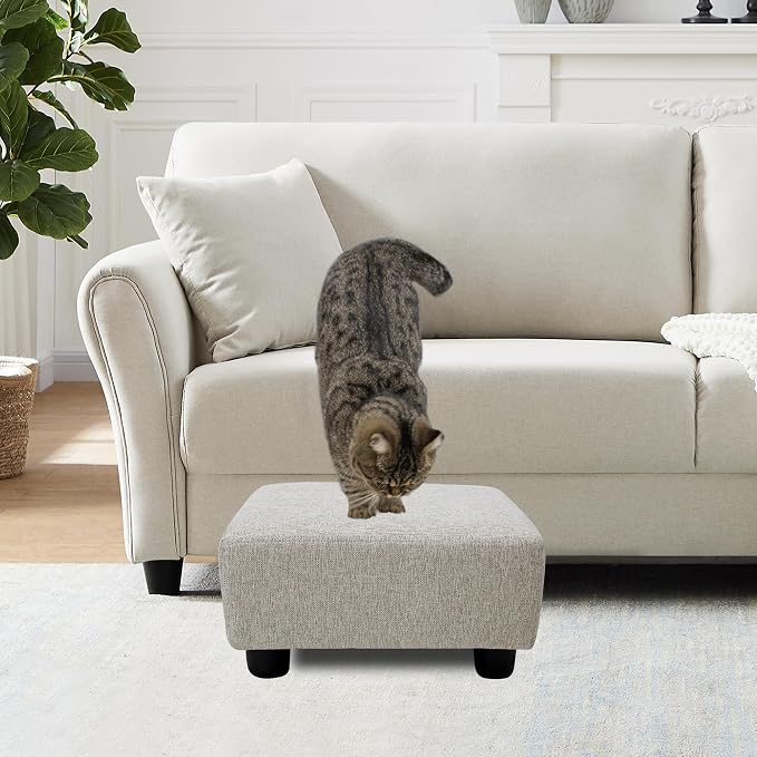 CAROLMADE Small Foot Stool Ottoman Footstool - Image 6