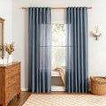 MYSKY HOME 72 Inches Long Semi Sheer Curtains Light Filtering Window Drapes by MYSKYHOME