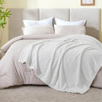BEDELITE White Twin Blanket for Couch, Soft Cozy Gifts for Women, 60 * 80 | 3D - Image 7