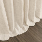Linen Curtains for Living Room 120 Inches Long Modern Farmhouse Decor Light - Image 9