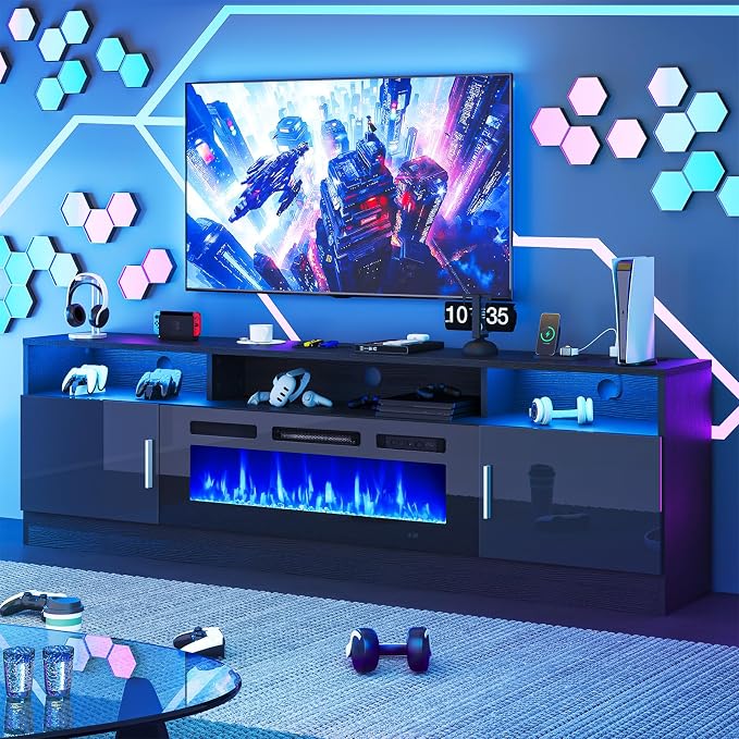 oneinmil 70" Fireplace TV Stand by oneinmil