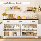 usikey 59” Large Buffet Cabinet - Image 2