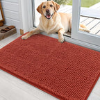 OLANLY Dog Door Mat for Muddy Paws 35x24, Super Absorbent Chenille Mud Mat | by OLANLY