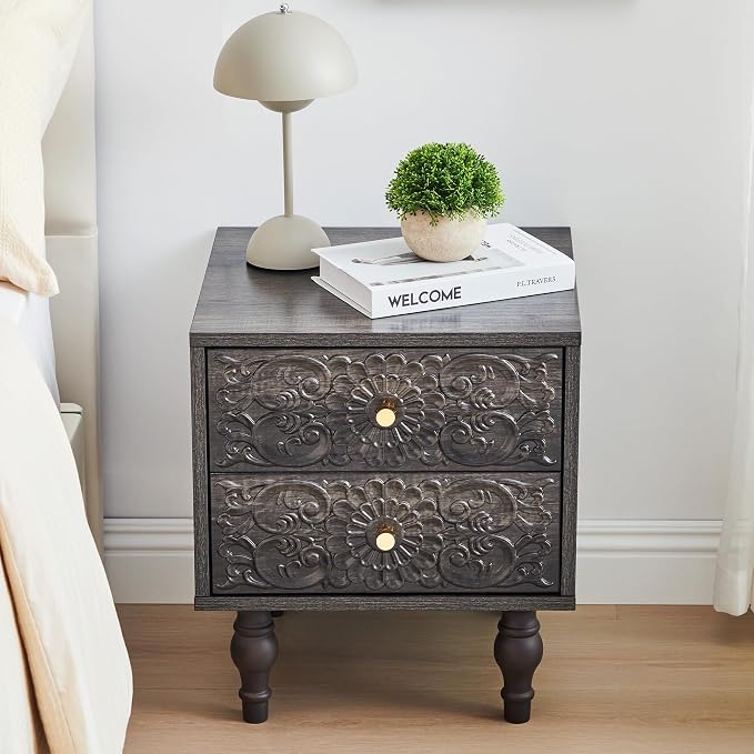 Nightstand, Farmhouse Bedside Table - Image 4