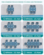 SERWALL HDPE Dining Set for 10 – 2 Tables, 8 Armless + 2 Armchairs. Includes 10 - Image 9