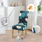 BIETYONE Stretch Dining Chair Covers Set of 8, Soft Removable Washable Kitchen - Image 6