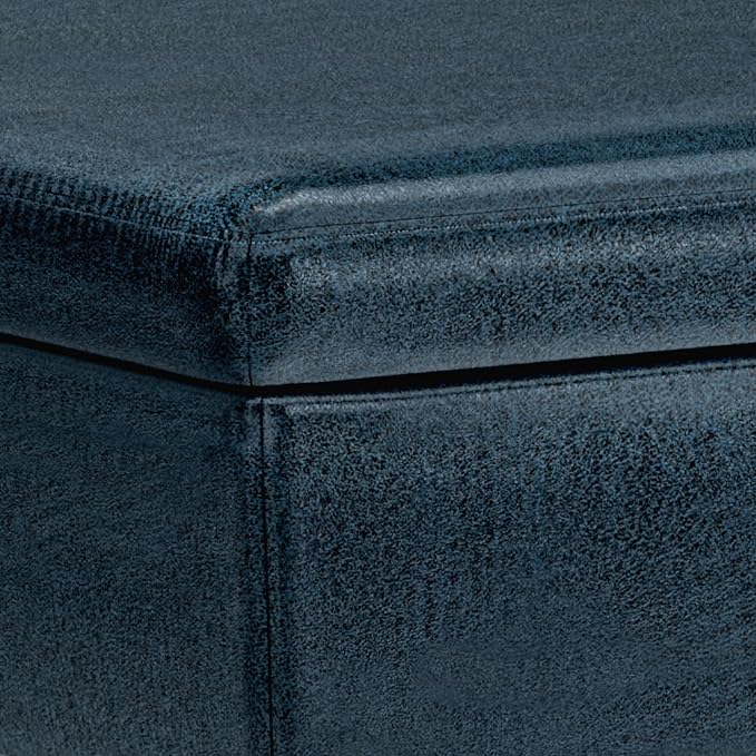 SIMPLIHOME Owen Coffee Table Storage Ottoman - Image 7