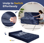 MAXYOYO 8" Folding Sofa Bed, Fold Out Chair Bed Sleeper Chair, Convertible - Image 7