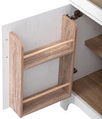 VilroCaz 71" Tall Arched Kitchen Pantry - Image 9