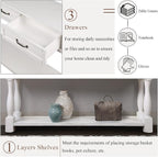 Knocbel Long Antique Entry Console Table - Image 12