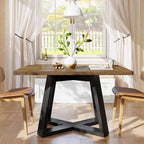 Tribesigns 47-Inch Dining Table Set of 2, Farmhouse Kitchen Table - Image 6