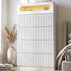 senlin Fluted 5 Drawer Dresser, - Image 7