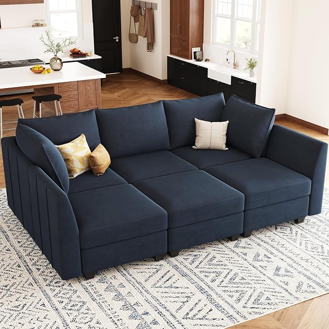 Belffin Modular Sectional Sofa Sleeper Couch by Belffin