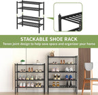 ROMGUAR CRAFT 5 Tier Bamboo Shoe Rack - Image 5
