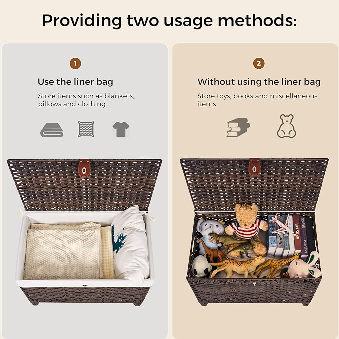 Honjourai Wicker Storage Basket - Image 6