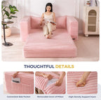 MAXYOYO Convertible Sofa Bed, 2 in 1 Folding Couch Bed - Image 5