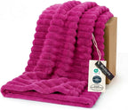 Bedsure Soft Hot Pink Throw Blanket by Unknown
