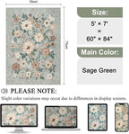 DUKINO 5x7 Area Rug Floral Washable Rug - Image 2