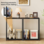 Homleke Narrow Side Table with Magazine Holder, Skinny End Table Perfect - Image 4