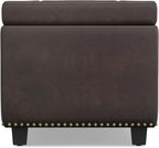 SIMPLIHOME Hamilton Storage Ottoman - Image 12