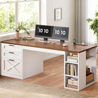 SEDETA 55.1" Farmhouse Office Desk by SEDETA