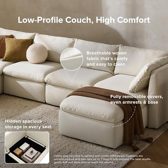 mopio Oversized Modular Sectional Sofa - Image 3
