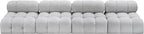 Meridian Furniture 611Grey-S136B Ames Collection Modern | Contemporary Modular - Image 5
