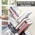 SHEEPAM 10 Tier Tree Book Shelf, Floor Standing Wood Bookshelf - Image 8